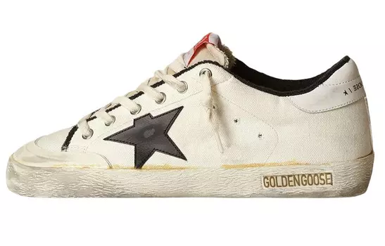 Обувь для скейтбординга Мужская низкая белая/черная Golden Goose