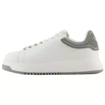 Обувь для скейтбординга Мужская Низкая Белая Emporio Armani