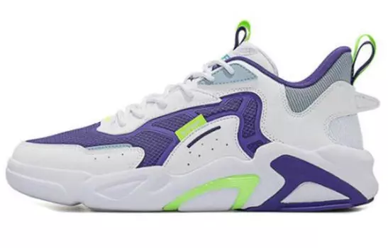 Обувь для скейтбординга Мужская низкая белая/фиолетовая Xtep