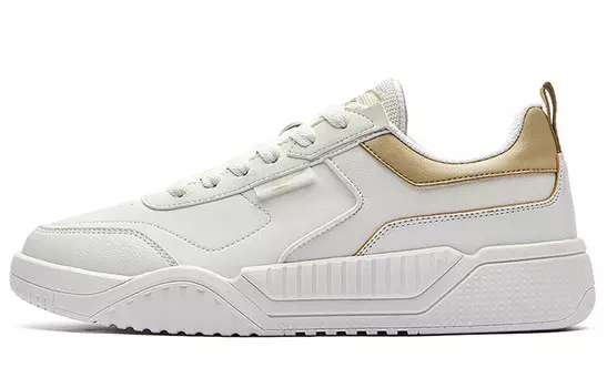 Обувь для скейтбординга Мужская низкая белая/коричневая Erke