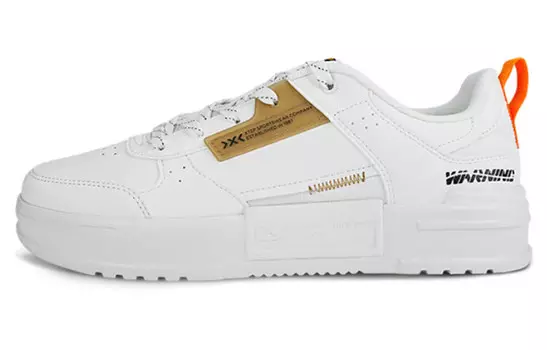 Обувь для скейтбординга Мужская низкая белая/оранжевая Xtep