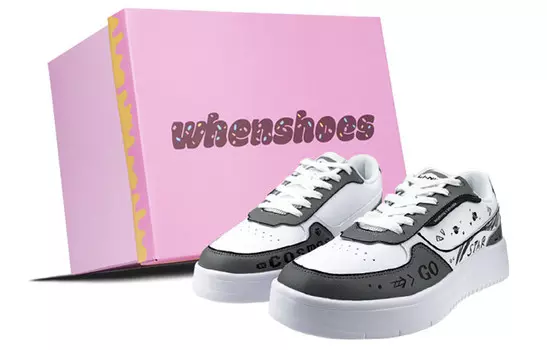 Обувь для скейтбординга Мужская низкая белая/серая Lining