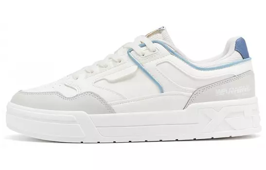 Обувь для скейтбординга Мужская низкая белая/серая/синяя Xtep