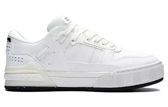 Обувь для скейтбординга Мужская низкая белая/серая Lining