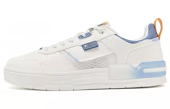 Обувь для скейтбординга Мужская низкая белая/синяя Xtep