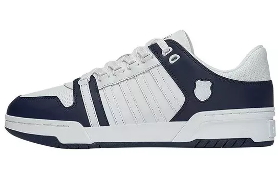 Обувь для скейтбординга Мужская низкая белая/синяя Kswiss