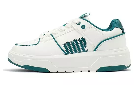 Обувь для скейтбординга Мужская низкая белая/зеленая 361°