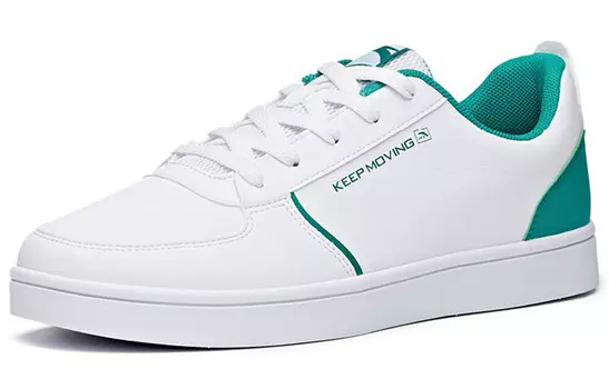 Обувь для скейтбординга Мужская низкая белая/зеленая Anta