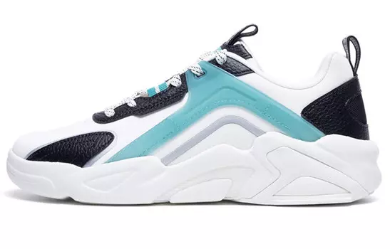 Обувь для скейтбординга Мужская низкая белая/зеленая Xtep