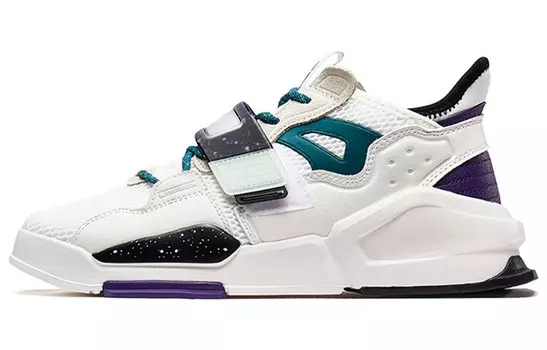 Обувь для скейтбординга Мужская низкая белая/зеленая/черная Xtep