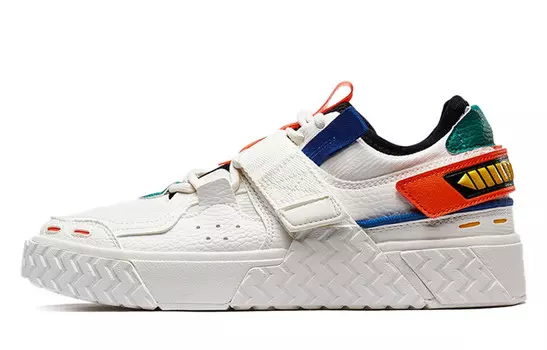 Обувь для скейтбординга Мужская Низкая Белый Оранжевый/черный Серый/бежевый Xtep