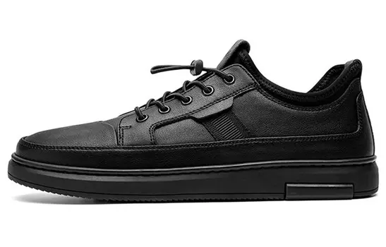 Обувь для скейтбординга Мужская низкая черная Jeep