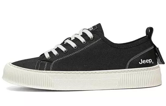 Обувь для скейтбординга Мужская низкая черная Jeep