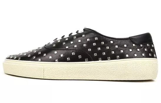 Обувь для скейтбординга Мужская низкая черная Saint Laurent