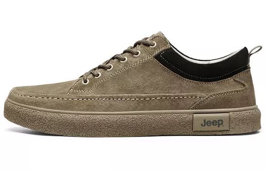 Обувь для скейтбординга Мужская низкая Хаки Jeep