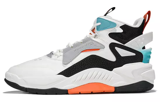 Обувь для скейтбординга Мужская с высоким верхом Sail Белый / Черный / Зеленый Wood Grey Xtep