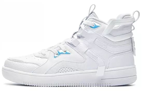 Обувь для скейтбординга Мужская с высоким верхом Белого цвета Xtep