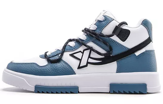 Обувь для скейтбординга Мужская с высоким верхом Белый/Синий/Черный Xtep