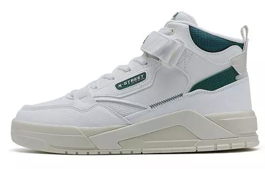 Обувь для скейтбординга Мужская с высоким верхом Sail Белый Xtep