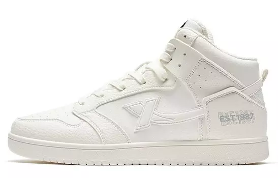 Обувь для скейтбординга Мужская с высоким верхом Белого цвета Xtep