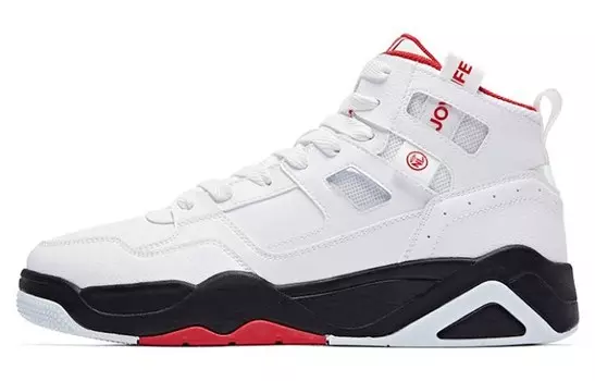 Обувь для скейтбординга Мужская с высоким верхом Белый, Черный, Красный Qiaodan