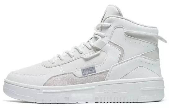 Обувь для скейтбординга Мужская с высоким верхом Белого цвета Xtep