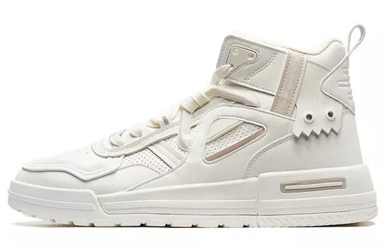 Обувь для скейтбординга Мужская с высоким верхом бежевого цвета Xtep