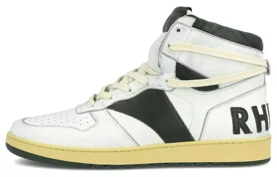 Обувь для скейтбординга Мужская с высоким верхом Белый/Зеленый Rhude