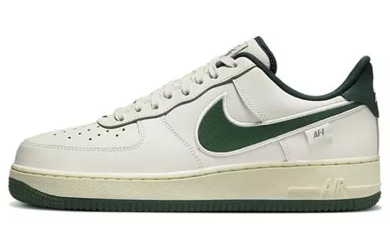 Обувь для скейтбординга Nike Air Force 1 унисекс, Белый/Зеленый
