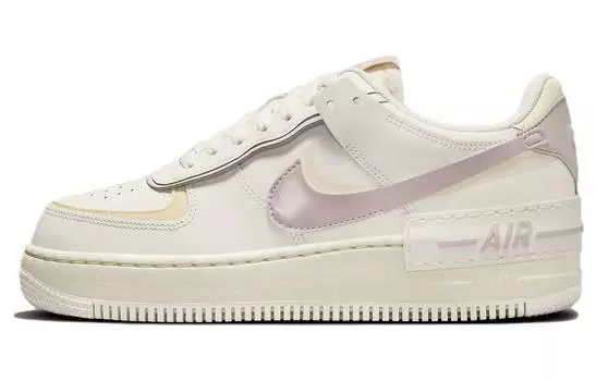Обувь для скейтбординга Nike Air Force 1 унисекс, Парус/Кокосовое молоко/Платиновый фиолетовый