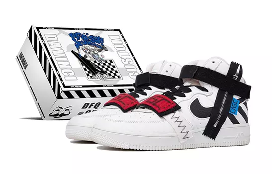 Обувь для скейтбординга Nike Air Force 1 унисекс, OffWhite