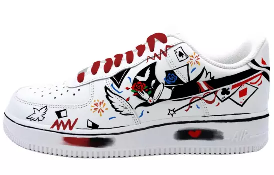 Обувь для скейтбординга Nike Air Force 1 унисекс, White