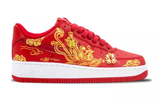 Обувь для скейтбординга Nike Air Force 1 унисекс, Scarlet