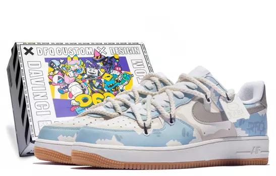 Обувь для скейтбординга Nike Air Force 1 унисекс, Off-white