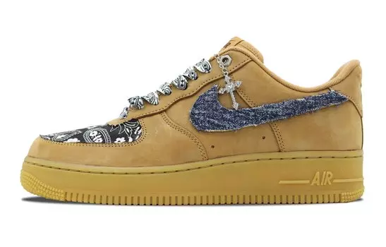 Обувь для скейтбординга Nike Air Force 1 унисекс, Wheat