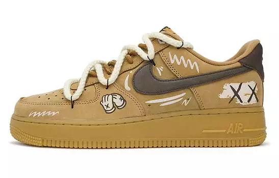 Обувь для скейтбординга Nike Air Force 1 унисекс, Wheat