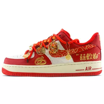 Обувь для скейтбординга Nike Air Force 1 унисекс, Scarlet