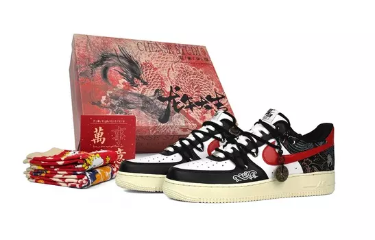 Обувь для скейтбординга Nike Air Force 1 унисекс, Black