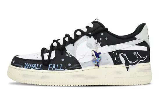Обувь для скейтбординга Nike Air Force 1 унисекс, Black/Gray
