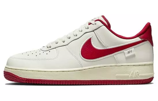Обувь для скейтбординга Nike Air Force 1 унисекс, White/Red