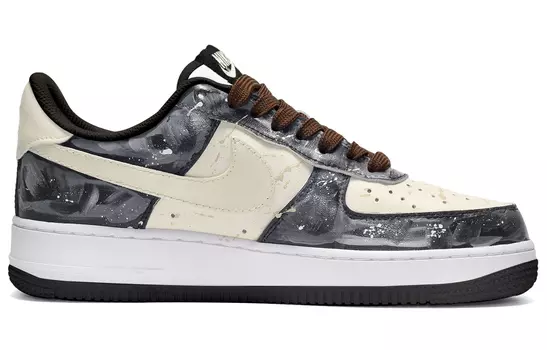 Обувь для скейтбординга Nike Air Force 1 унисекс, Grey White Brown