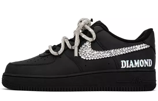 Обувь для скейтбординга Nike Air Force 1 унисекс, Black