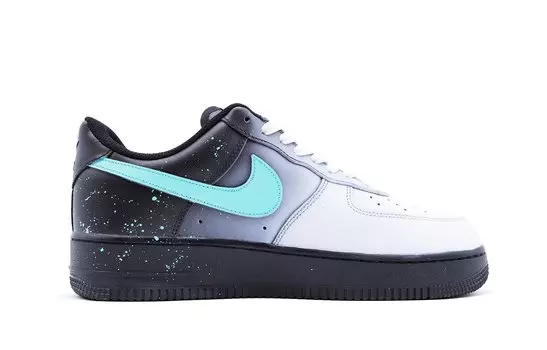 Обувь для скейтбординга Nike Air Force 1 унисекс, Black