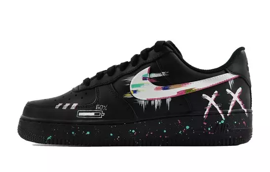 Обувь для скейтбординга Nike Air Force 1 унисекс, Black