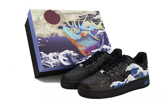 Обувь для скейтбординга Nike Air Force 1 унисекс, Black