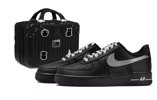 Обувь для скейтбординга Nike Air Force 1 унисекс, Black/White