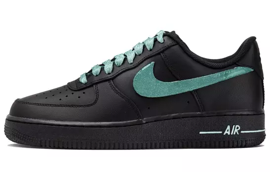 Обувь для скейтбординга Nike Air Force 1 унисекс, Black/Green
