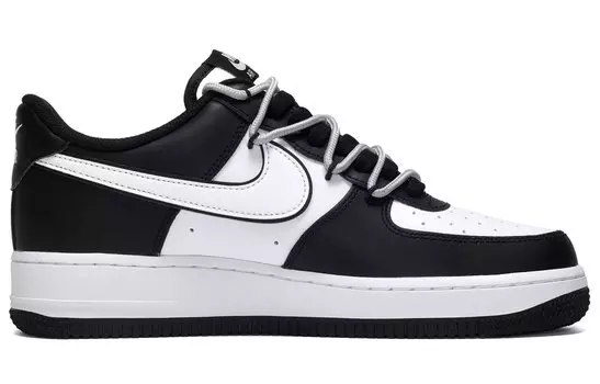 Кастомизированные кроссовки Nike Air Force 1 Skateboarding Shoes Unisex, черный/белый