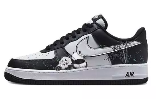 Кастомизированные кроссовки Nike Air Force 1 Skateboarding Shoes Unisex, черный