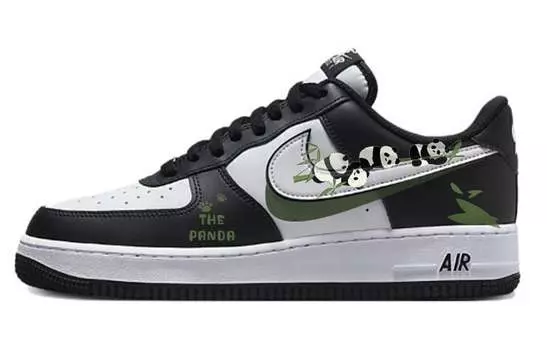 Кастомизированные кроссовки Nike Air Force 1 Skateboarding Shoes Unisex, черный